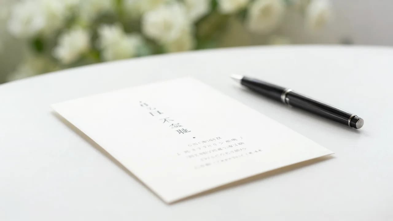 結婚式欠席の返信