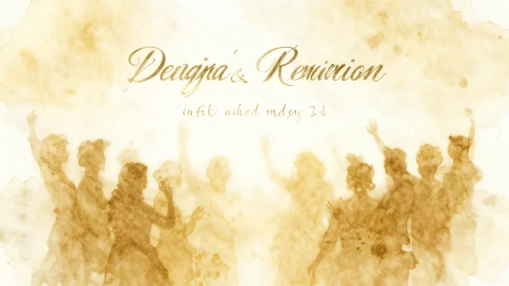 同窓会の案内状