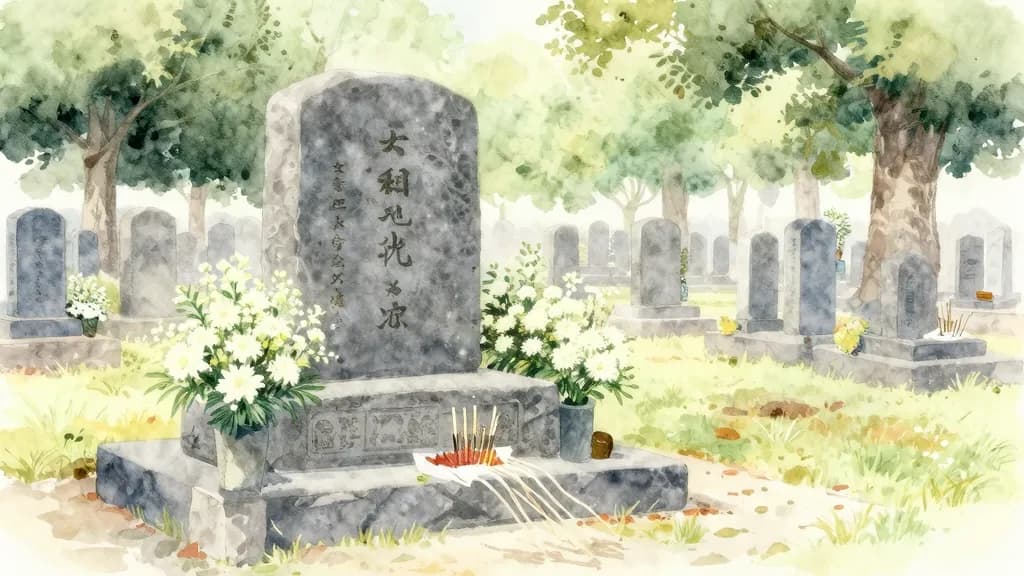 納骨式の案内状