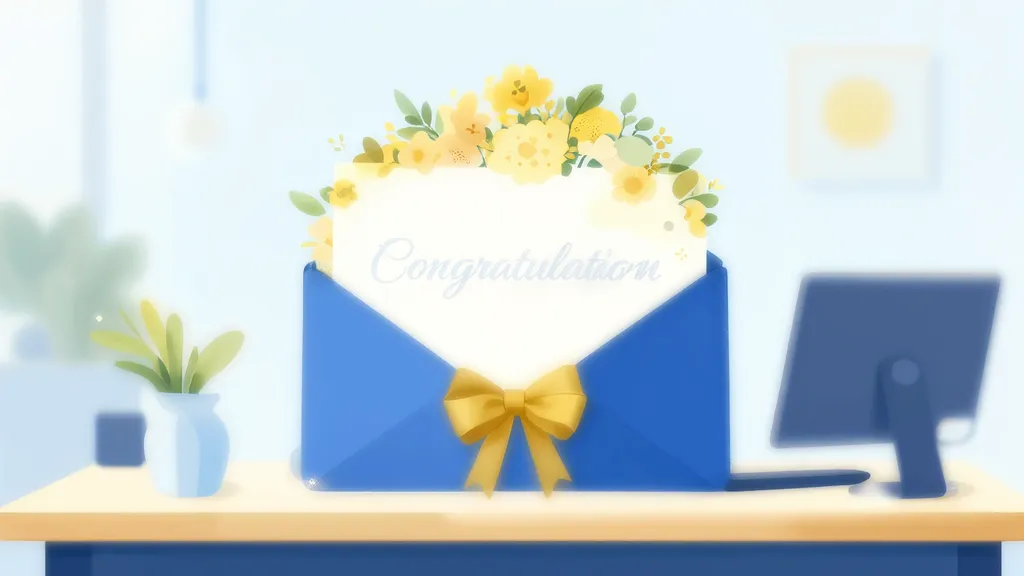 昇進祝いメール